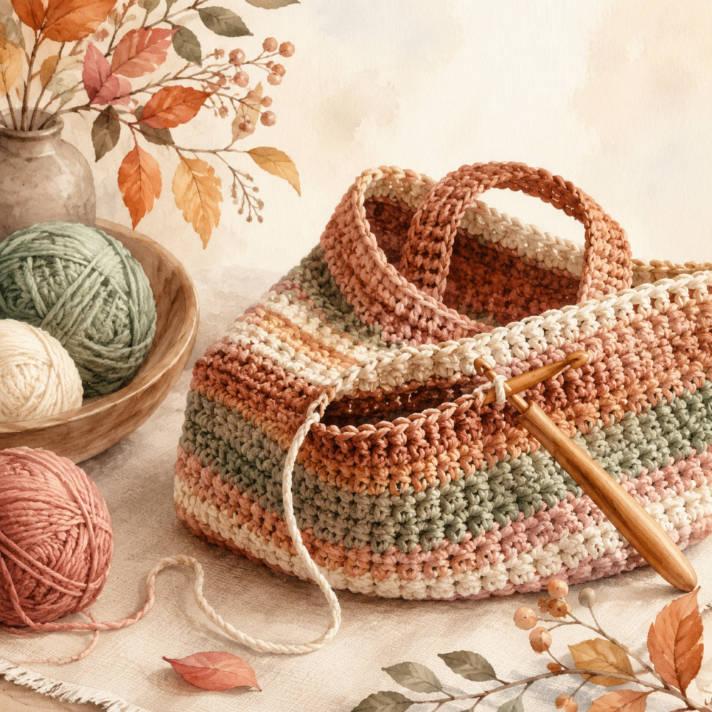Création d'un sac en crochet