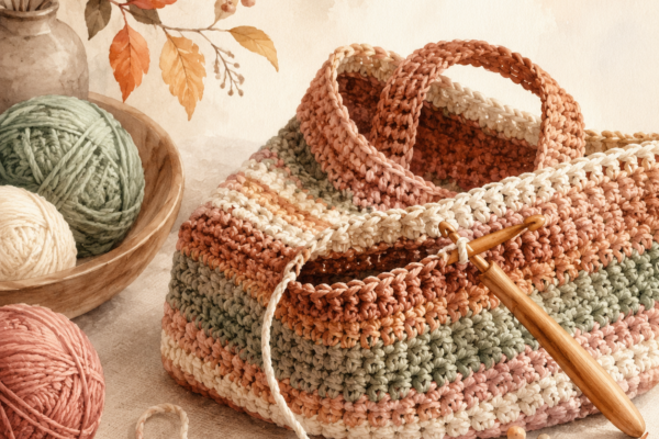 Création d'un sac en crochet